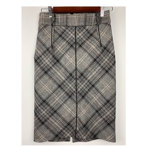 Zara Pencil Skirt Plaid